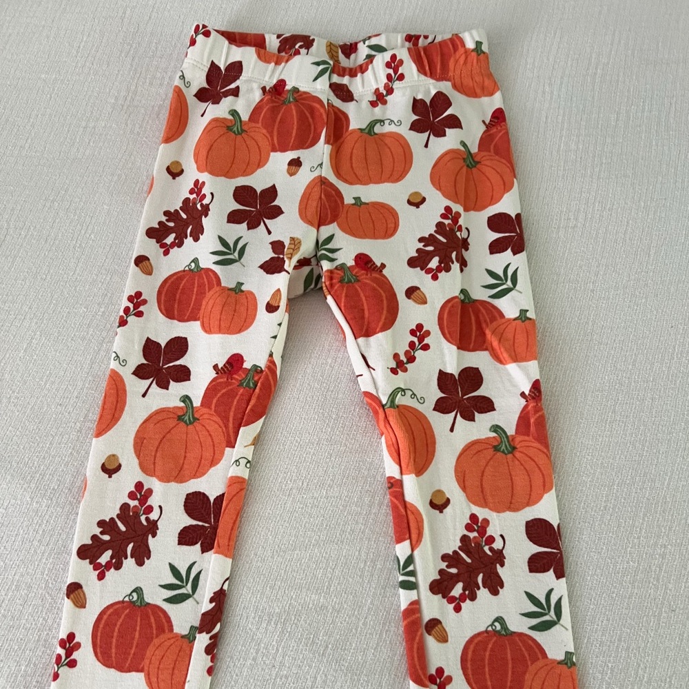 Gymboree pumpkin leggings